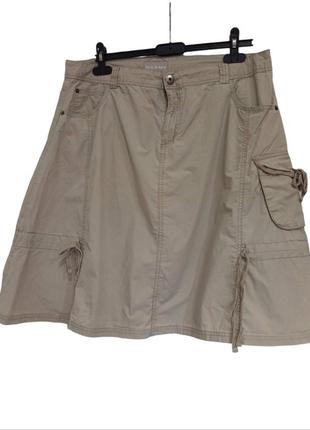 Хлопковая летняя юбка трапеция, юбка casa blanca