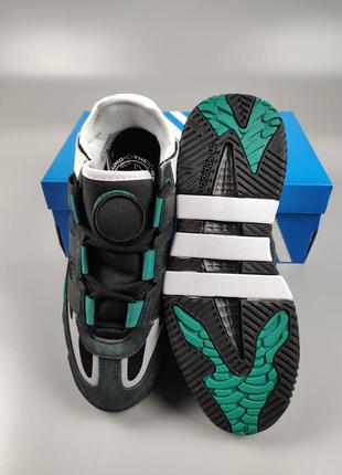 Кроссовки adidas niteball black/green демисезонные4 фото