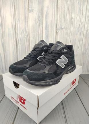 Кроссовки new balance 990 black white