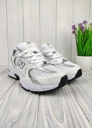 Кроссовки new balance 530 white silver