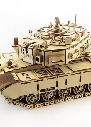 Габаритный конструктор танк woodcraft 55х22х20см