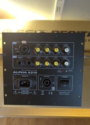 Підсилювач потужності park audio alpha 4210p (6400)