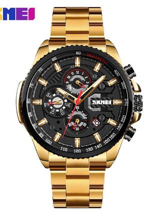 Skmei m023gd gold