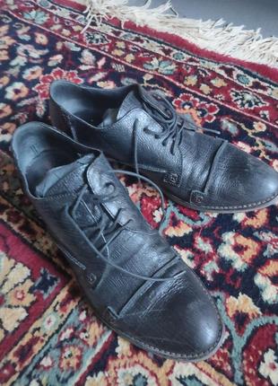 Класичні чорні туфлі charles david, зроблені в італії