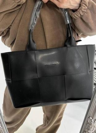 Сумка bottega veneta arco tote black