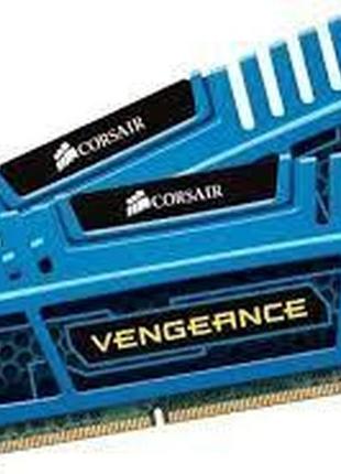 Оперативна пам'ять corsair cmz8gx3m2a1866c9b vengeance 8gb (2x4gb) ddr3 1866 mhz cl9 xmp desktop memory kit