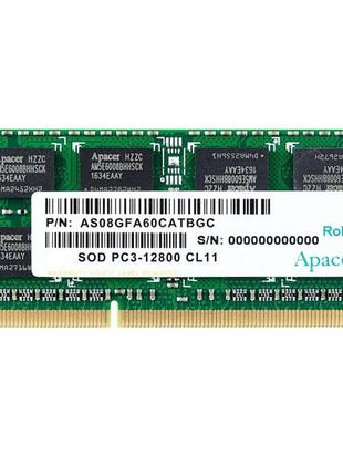 Оперативна пам'ять для ноутбука apacer so-dimm ddr3 4gb 1600mhz pc3-12800