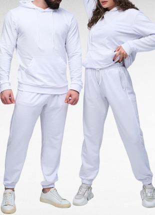 Унісекс спортивний костюм двійка худі та штани, якісний весняний костюм для жінок та чоловіків2 фото