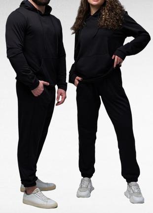 Унісекс спортивний костюм двійка худі та штани, якісний весняний костюм для жінок та чоловіків5 фото
