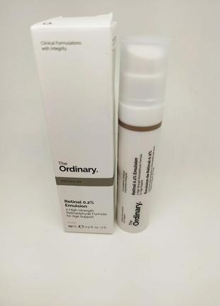 Новинка мощная омолаживающая сыворотка для лица the ordinary retinal 0.2% emulsion serum