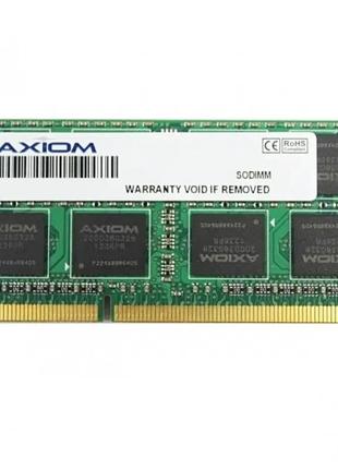 Оперативна пам'ять для ноутбука axiom so-dimm ddr3 4gb 1600mhz pc3-12800 2rx8