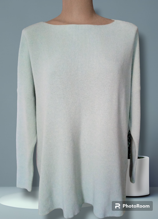 Женский свитер джемпер свободного силуэта коттон хлопок оверсайз брендовый оригинал uniqlo размера м1 фото