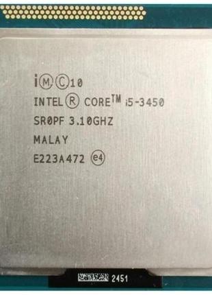 Процессор intel core i5-3450 3.1-3.5 ghz, lga1155 77w б/у