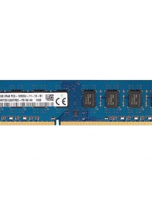 Оперативна пам'ять hynix ddr3 4gb 1600mhz 2rx8 pc3-12800, non-ecc unbuffered б/в