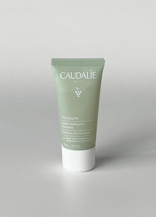 Caudalie очищувач очищаючий гель пінка засіб для очищення вмивання шкіри обличчя vinopure - purifying gel cleanser