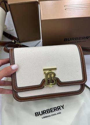 Женская кожаная сумка burberry 🤎