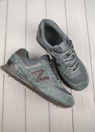 Кроссовки мужские new balance 574 navy gray