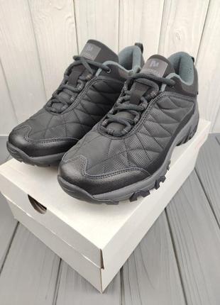 Кросівки меррелл термо merrell thermo black gray