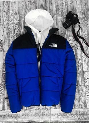 Куртка the north face синего цвета   7-383