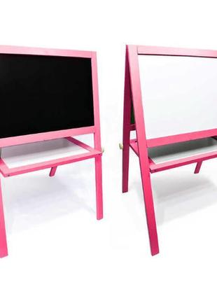 Мольберт toycloud двусторонний, розовый, 110 см вк08