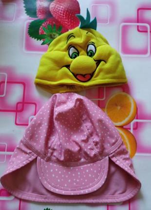 Фірмові прикольні шапки панами р. 3-6 міс.