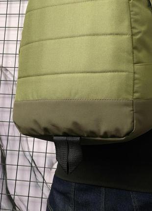 Рюкзак матрас хакі adidas (біле лого)2 фото