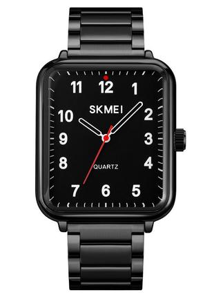 Skmei 1954bkbk black-black, часы, черные, стильные, прочные, мужские, на каждый день, механические