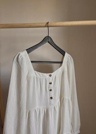 Сукня сарафан літня біла2 фото