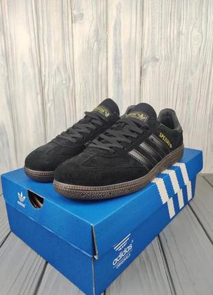 Мужские кроссовки adidas handball spezial black