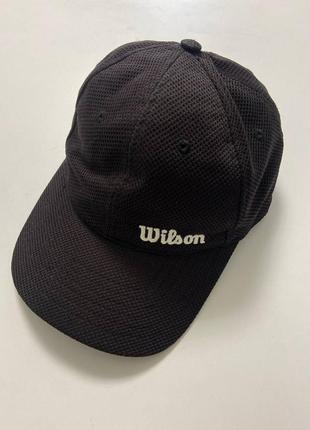 Черная мужская кепка wilson2 фото