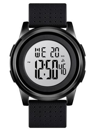 Skmei 1502 black-gray, часы, унисекс, прочные, стильные, простые, на каждый день