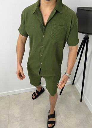 Чоловічий спортивний комплект шорти + футболка , якісний весняний костюм2 фото