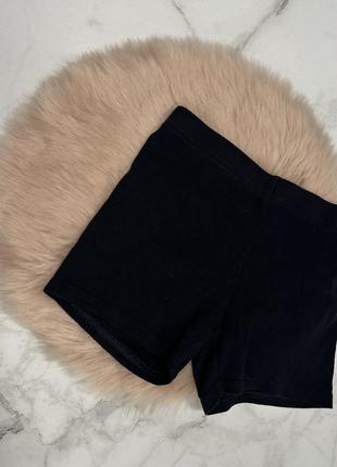 Классные черные шортики h&m, шорты