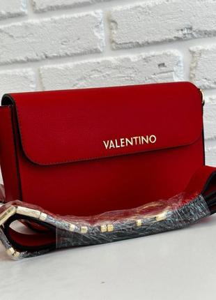 Жіноча сумка valentino 25*16*7 червона