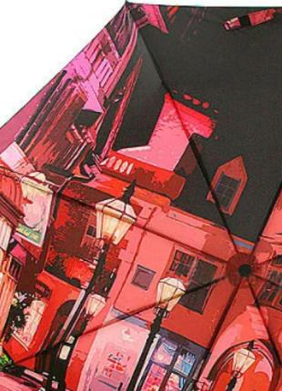 Жіночий парасолька zest із панорамним зображенням "red city", повний автомат3 фото