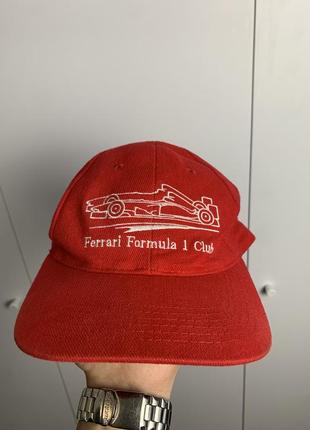 Ferrari formula one винтажная кепка