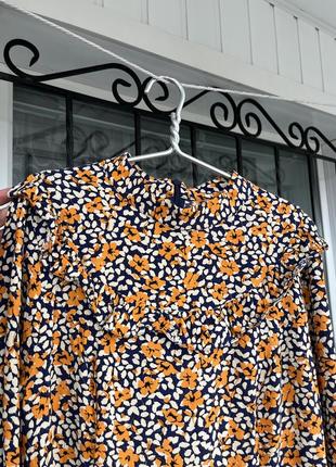 Сукня міні у квітковий принт f&f розмір s-m1 фото