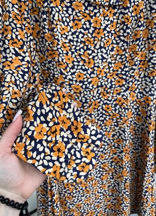 Сукня міні у квітковий принт f&f розмір s-m6 фото