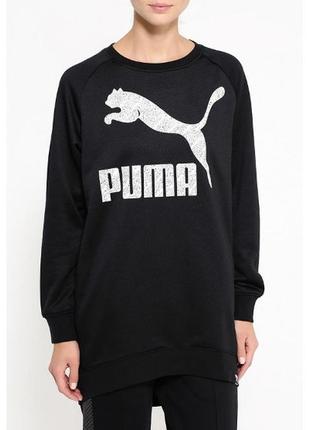 Удлиненный свитшот блуза puma