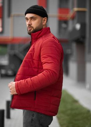 Куртка весняна чоловіча "memoru" intruder червона10 фото