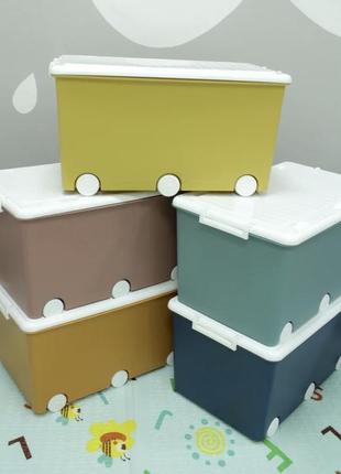 Ящик для іграшок tega chomik ik-008 grey