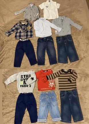 Пакет дитячого одягу 74-80см (9-12міс) на хлопчика