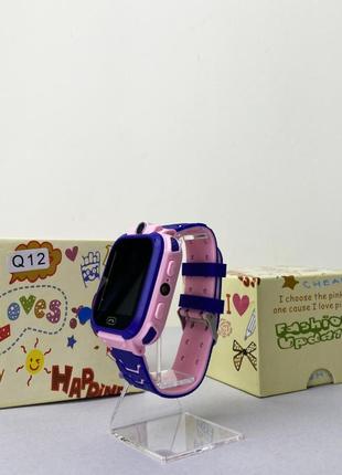 Дитячий годинник smart watch q12 (рожевий)