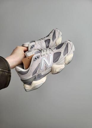 New balance 9060 grey жіночі кросівки1 фото