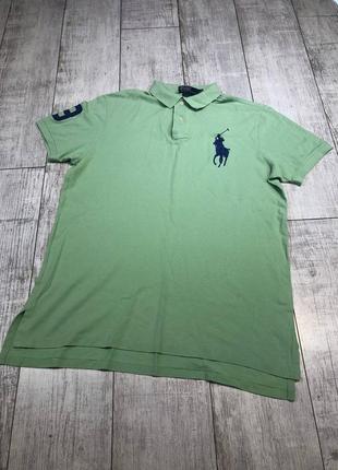 Мужское винтажное поло polo ralph lauren