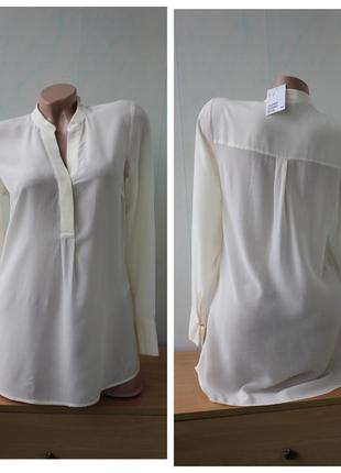 Шелковая блуза h&m, натуральный шелк