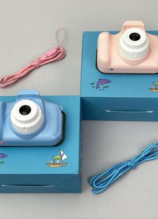 Детский фотоаппарат et004 (голубой)4 фото