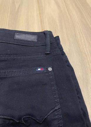 Акция 🎁 стильные базовые джинсы touch hilfiger черного цвета zara levis6 фото
