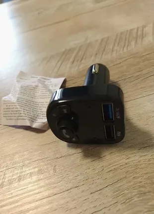 Блютуз bluetooth для автомобіля fm-трансмітер модулятор заряджання 2 usb 2