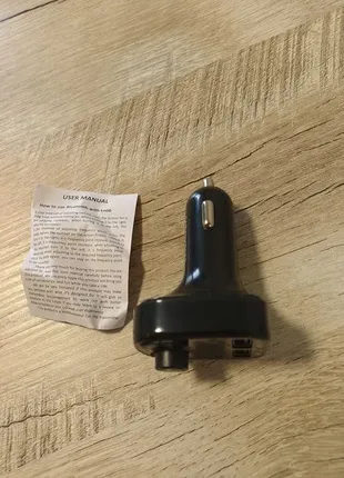 Блютуз bluetooth для автомобіля fm-трансмітер модулятор заряджання 2 usb 3
